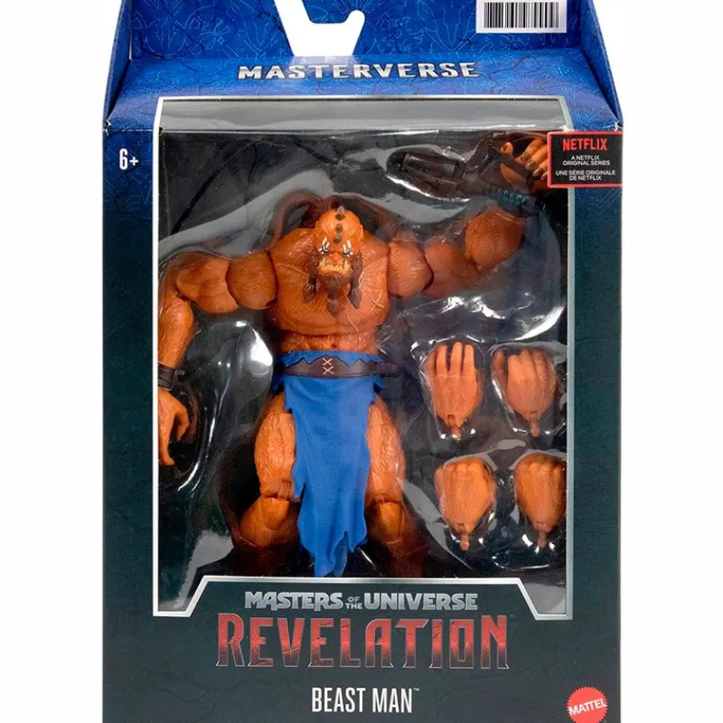 MATTEL Masters del Universo Revelations Beast Man- Figuras Y Figuras De Acción