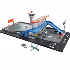 MATTEL Match Box Action Drivers Playset Aeropuerto- Vehículos, Trenes Y Parkings