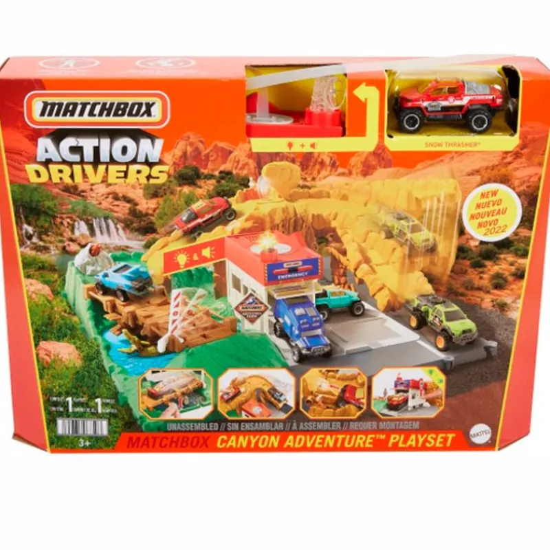 MATTEL Vehículos, Trenes Y Parkings|Matchbox Action Drivers Aventura Desfiladero