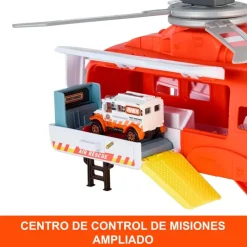 MATTEL Vehículos, Trenes Y Parkings|Matchbox Action Drivers Helicóptero de Rescate