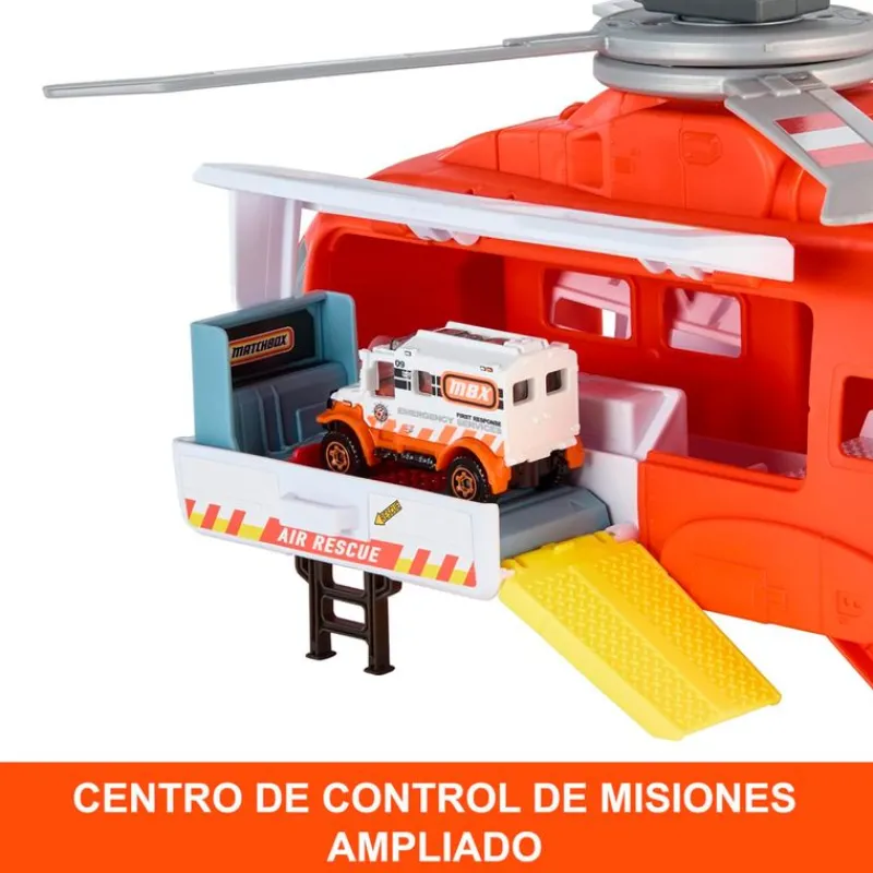 MATTEL Vehículos, Trenes Y Parkings|Matchbox Action Drivers Helicóptero de Rescate