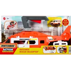 MATTEL Vehículos, Trenes Y Parkings|Matchbox Action Drivers Helicóptero de Rescate