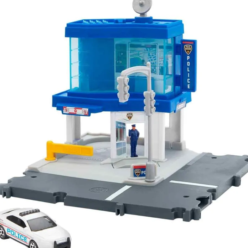 MATTEL Matchbox Action Drivers Playset Central de Tráfico- Vehículos, Trenes Y Parkings