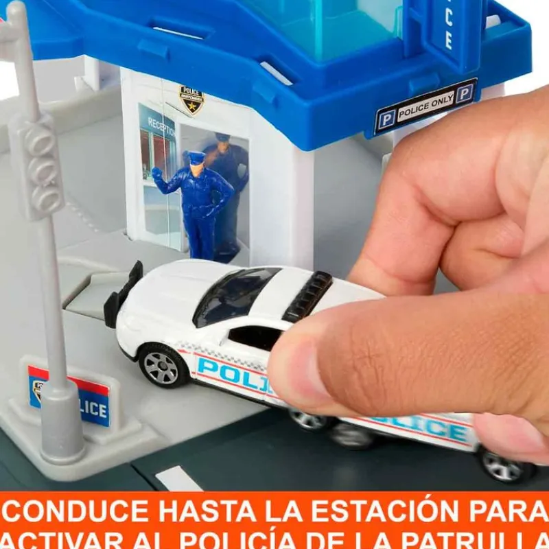 MATTEL Matchbox Action Drivers Playset Central de Tráfico- Vehículos, Trenes Y Parkings