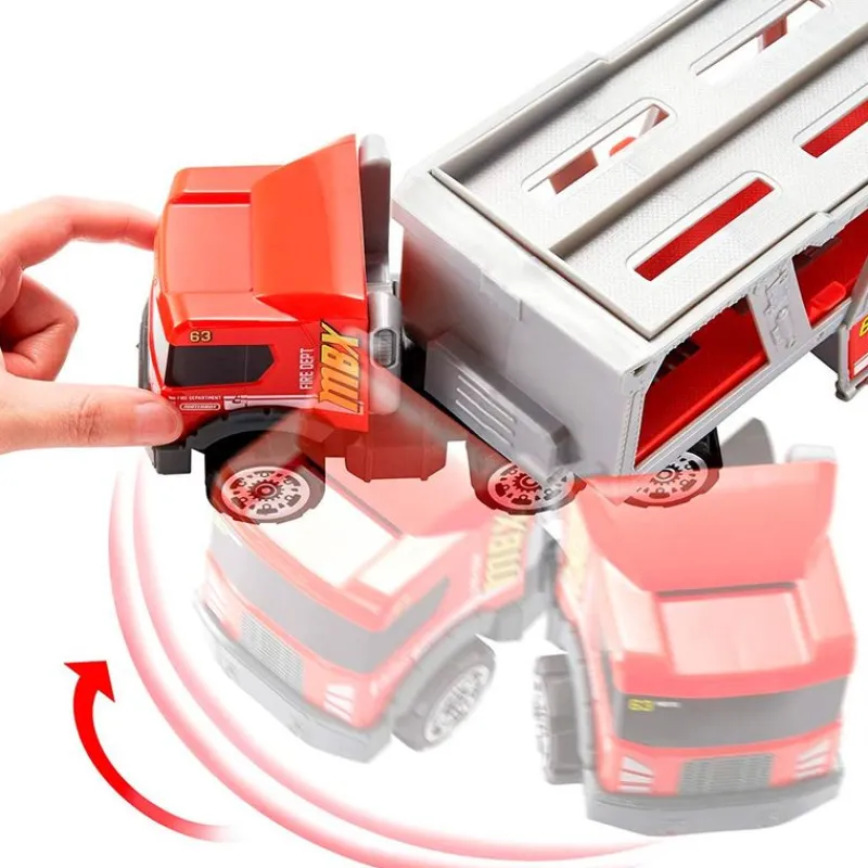 MATTEL Matchbox Camión Bomberos Rescate Fuego- Vehículos, Trenes Y Parkings