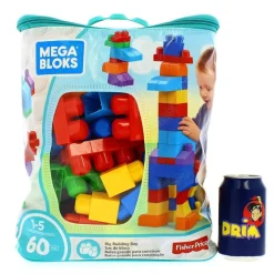 MEGABLOKS Puzzles Y Construcciones|Mega Bloks bolsa clásica 60 piezas