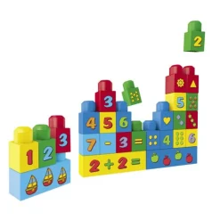 MEGABLOKS Mega Bloks First Builders ECO Bolsa 1, 2, 3 …¡Números!- Puzzles Y Construcciones