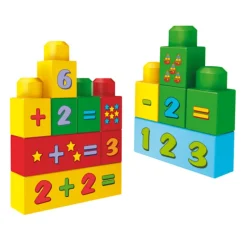 MEGABLOKS Mega Bloks First Builders ECO Bolsa 1, 2, 3 …¡Números!- Puzzles Y Construcciones