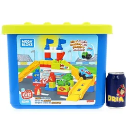 MEGABLOKS Puzzles Y Construcciones|Mega Bloks Garaje de Coches de Carreras