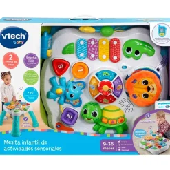 VTECH Primera Infancia Y Preescolar|Mesita Infantil de Actividades Sensoriales