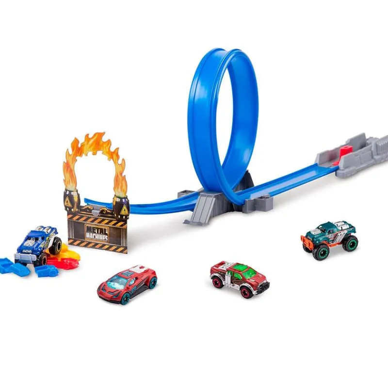 ZURU Metal Machines Pista Road Rampage- Vehículos, Trenes Y Parkings