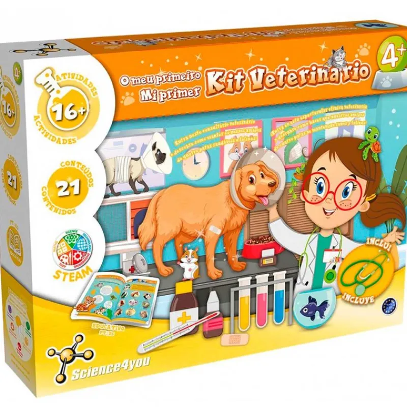 SCIENCE 4 YOU Juegos Y Juguetes Educativos|Mi Primer Kit de Veterinaria