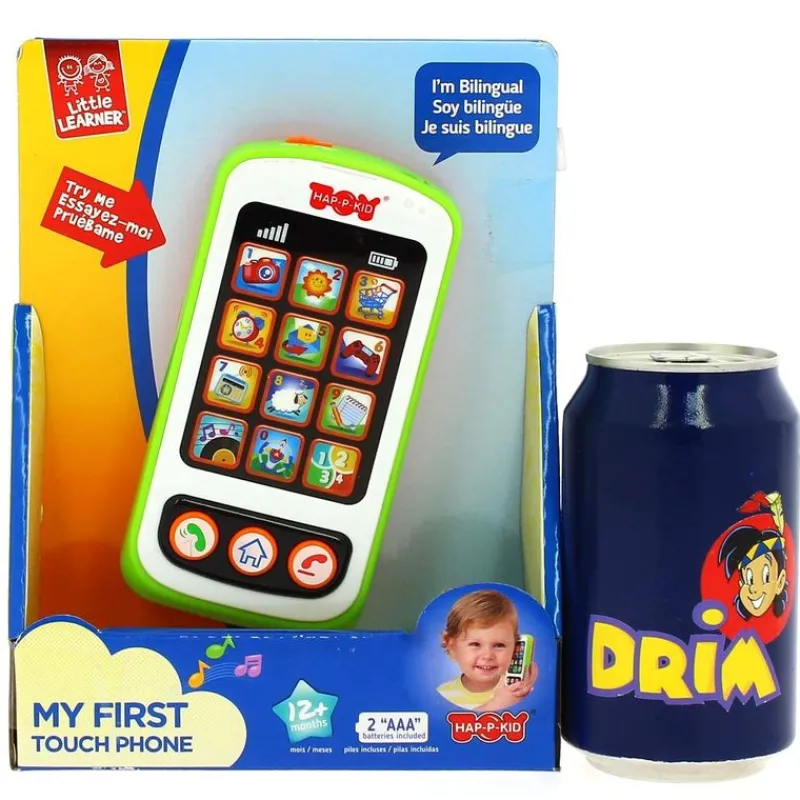 DRIM DISCOUNT Primera Infancia Y Preescolar|Mi Primer Teléfono Móvil Bilingüe
