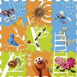 SELECCION DRIM Mic Alfombra Losetas Goma EVA- Primera Infancia Y Preescolar