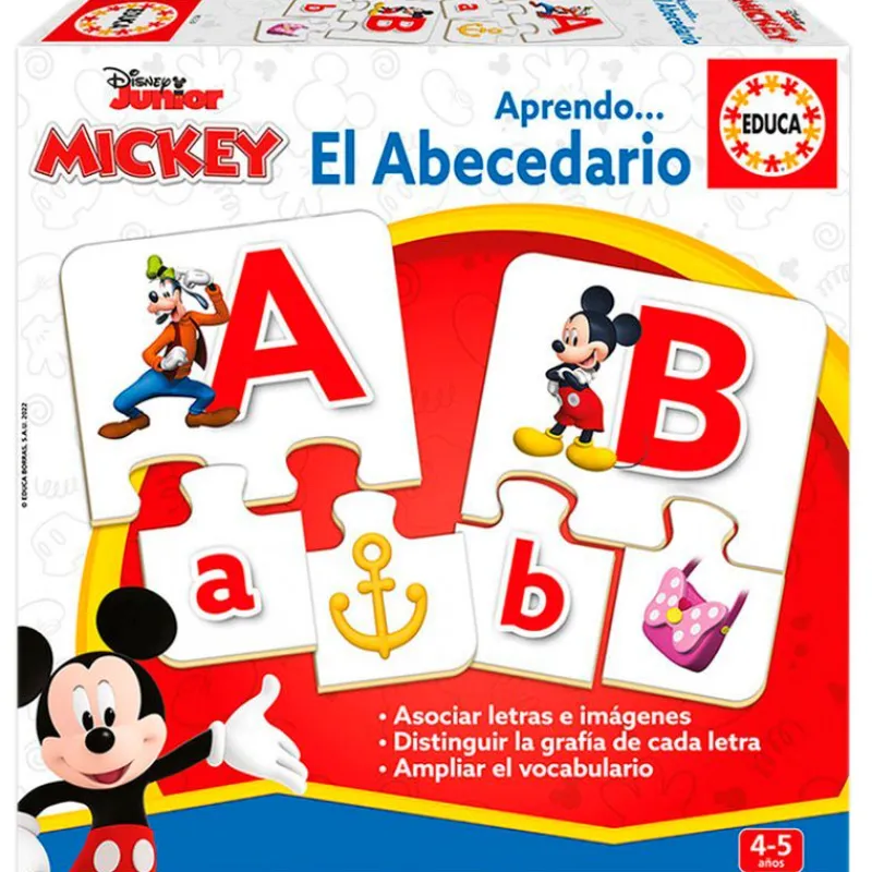 EDUCA Mickey Mouse Aprendo el Abecedario- Juegos Y Juguetes Educativos