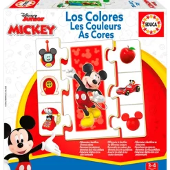 EDUCA Mickey Mouse Aprendo los Colores- Juegos Y Juguetes Educativos