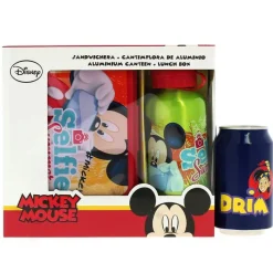 KIDS EUROSWAN Escolar|Mickey Mouse Sandwich con Cantimplora