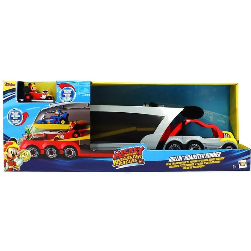 IMC Mickey y los Superpilotos Camión Bólido Rodador- Vehículos, Trenes Y Parkings