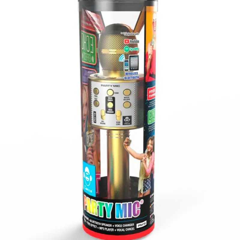 CEFA Micrófono Karaoke Bluetooth 7 en 1- Instrumentos Musicales