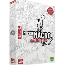 SD DISTRIBUCIONES Micro Macro Crime City Juego Mesa- Juegos De Mesa|Amigos Y Familia