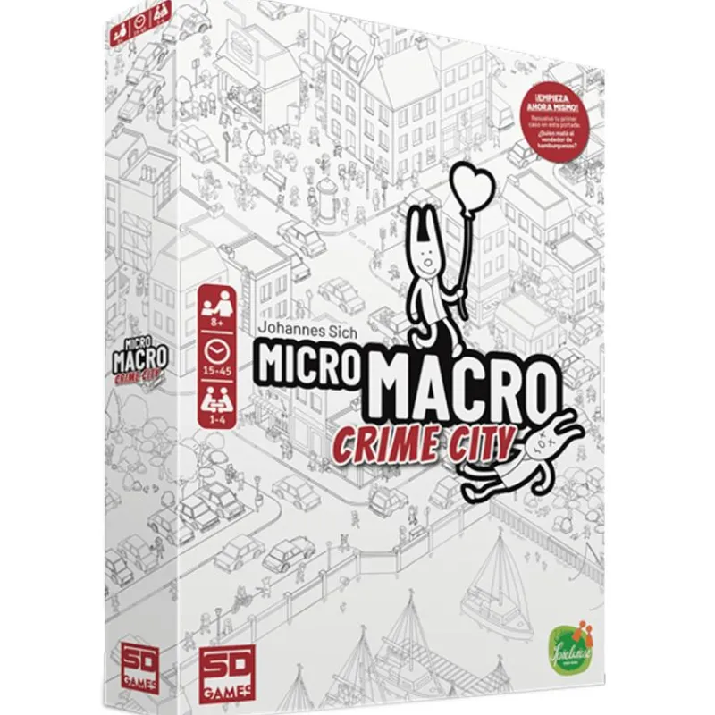 SD DISTRIBUCIONES Micro Macro Crime City Juego Mesa- Juegos De Mesa|Amigos Y Familia
