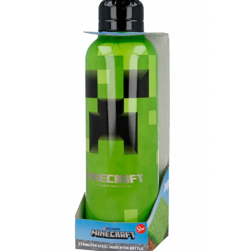 STOR Otros Merchandising|Escolar|Minecraft Botella Termo Acero Inoxidable 515 ml