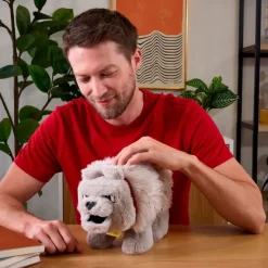 MATTEL Minecraft Dennis el Lobo Peluche 20 cm- Peluches|Primera Infancia Y Preescolar