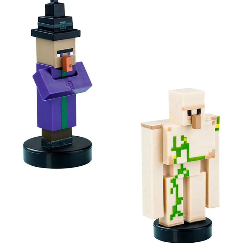 BIZAK Minecraft Figura Pack 2 Surtida- Figuras Videojuegos|Figuras Y Figuras De Acción