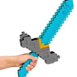 MATTEL Minecraft Haz Click y Cambia entre la Espada y el Pico- Otros Merchandising|Figuras Y Figuras De Acción