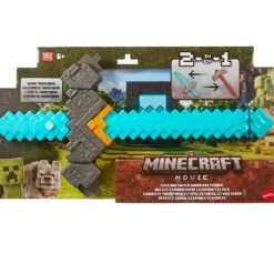 MATTEL Minecraft Haz Click y Cambia entre la Espada y el Pico- Otros Merchandising|Figuras Y Figuras De Acción