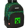 SAFTA Minecraft Mochila Doble Adaptable a Carro- Escolar