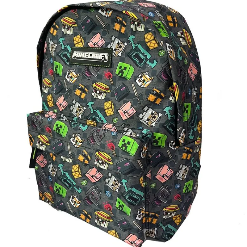 SELECCION DRIM Minecraft Mochila Escolar Americana- Escolar