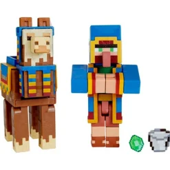 MATTEL Figuras Videojuegos|Figuras Y Figuras De Acción|Minecraft Pack 2 Figuras Surtidas