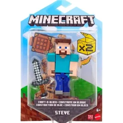 MATTEL Minecraft Pack Figura Articulada Surtida- Figuras Videojuegos|Figuras Y Figuras De Acción