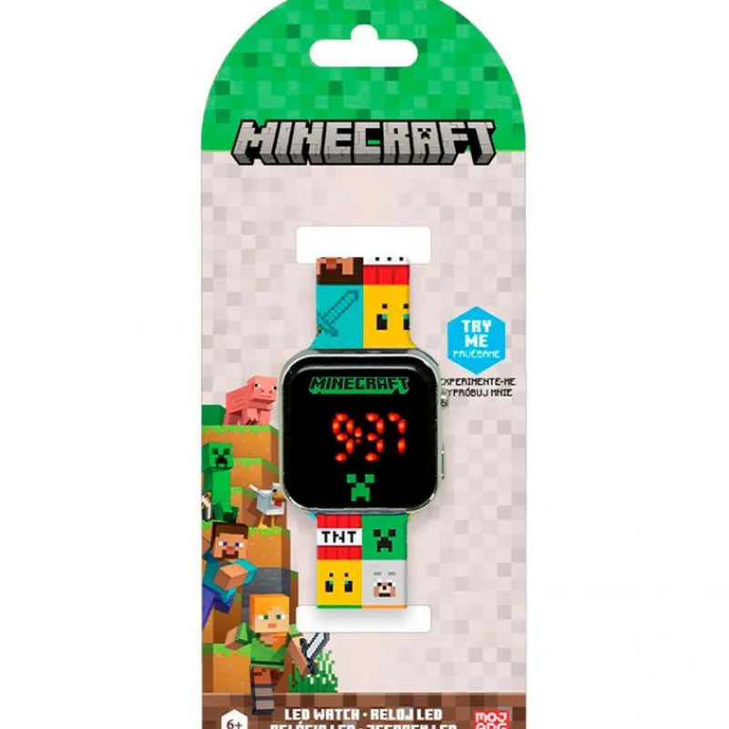KIDS EUROSWAN Electrónicos|Minecraft Reloj Digital LED