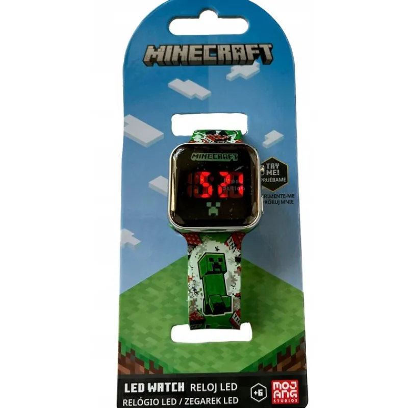 KIDS EUROSWAN Electrónicos|Minecraft Reloj Digital LED
