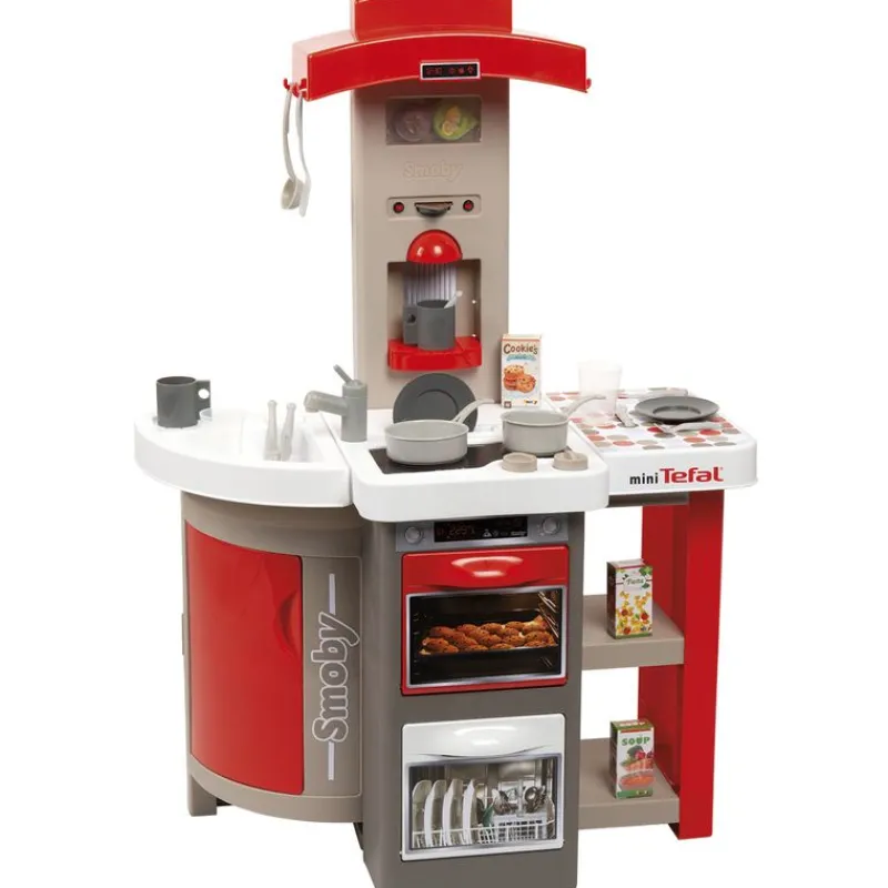SMOBY Juegos Y Juguetes De Imitación|Mini Tefal Cocina Plegable Opencook