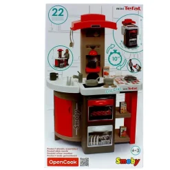 SMOBY Juegos Y Juguetes De Imitación|Mini Tefal Cocina Plegable Opencook