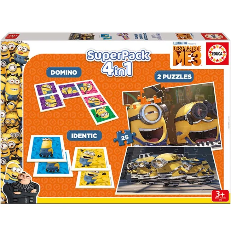 EDUCA Juegos De Mesa|Juegos Y Juguetes Educativos|Minions Superpack