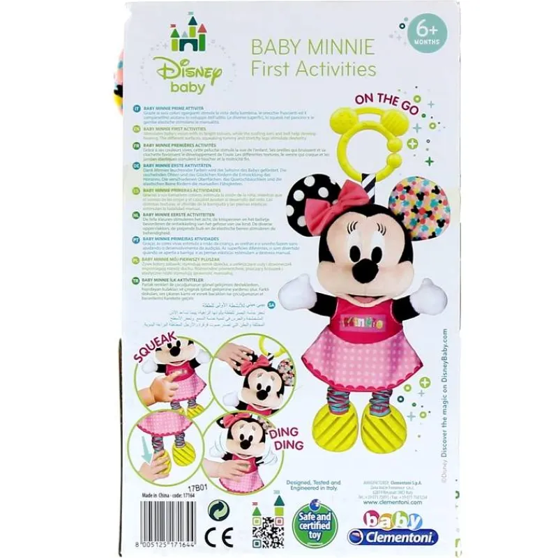 CLEMENTONI Primera Infancia Y Preescolar|Minnie Baby Peluche Texturas