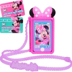 JUST PLAY Juegos Y Juguetes De Imitación|Minnie Mouse Bolso con Móvil Infantil