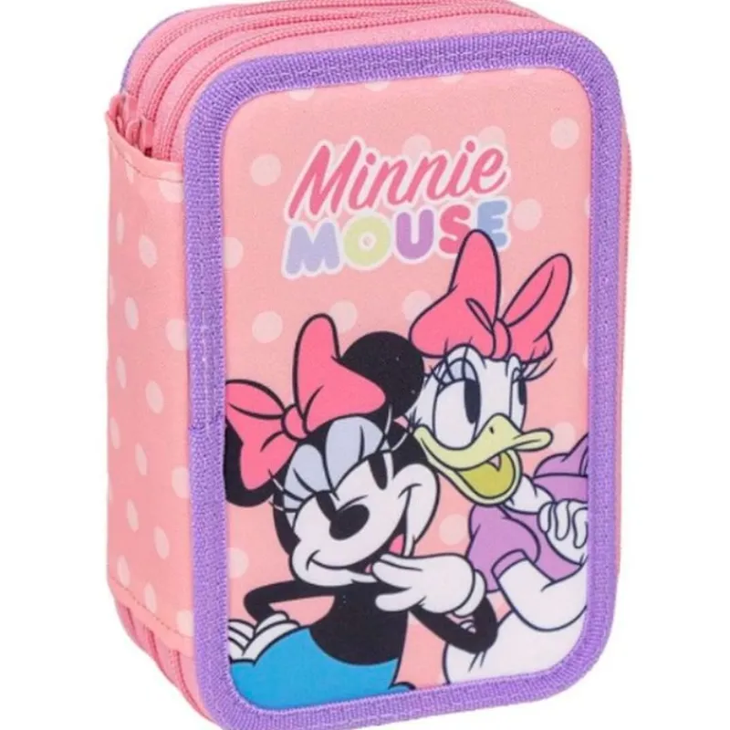 CERDA Minnie Mouse Estuche Triple- Escolar