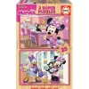 EDUCA Minnie Mouse Puzzle Madera 2x25 Piezas- Juegos De Madera