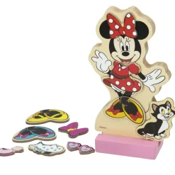 COLOR BABY Minnie Mouse Vestidos Magnéticos- Juegos De Madera|Puzzles Y Construcciones