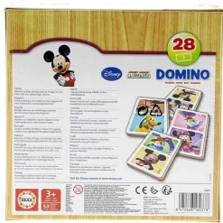 EDUCA Juegos Y Juguetes Educativos|Juegos De Mesa|Minnie/Mickey Domino 28 Piezas