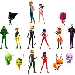 BIZAK Muñecas|Miraculous Lady Bug Figura Surtida