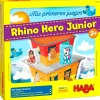 HABA Mis Primeros Juegos – Rhino Hero Junior- Juegos Y Juguetes Educativos|Amigos Y Familia