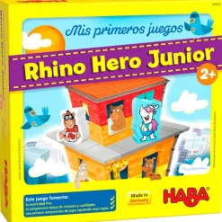 HABA Mis Primeros Juegos – Rhino Hero Junior- Juegos Y Juguetes Educativos|Amigos Y Familia