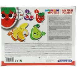 CLEMENTONI Puzzles Y Construcciones|Mis Primeros Puzzles Fruta y Verdura