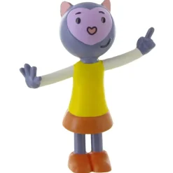 COMANSI Misha la Gata Violeta Figura Misha de PVC- Artículos En Catalán